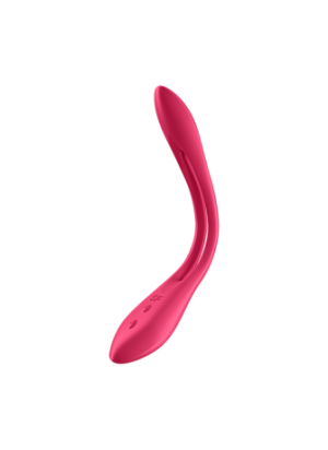Sextoy flexible multifonction, vibromasseur, cockring, stimulateur de clitoris USB Elastic Joy Satisfyer - CC597800